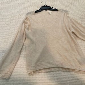 Cream sweater
